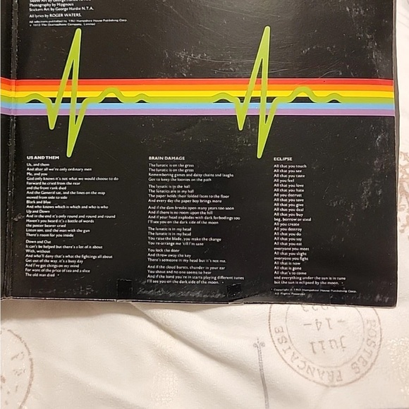 PINK FLOYD DARK SIDE OF THE MOON vinyl album 1973 VTG - Picture 4 of 10
